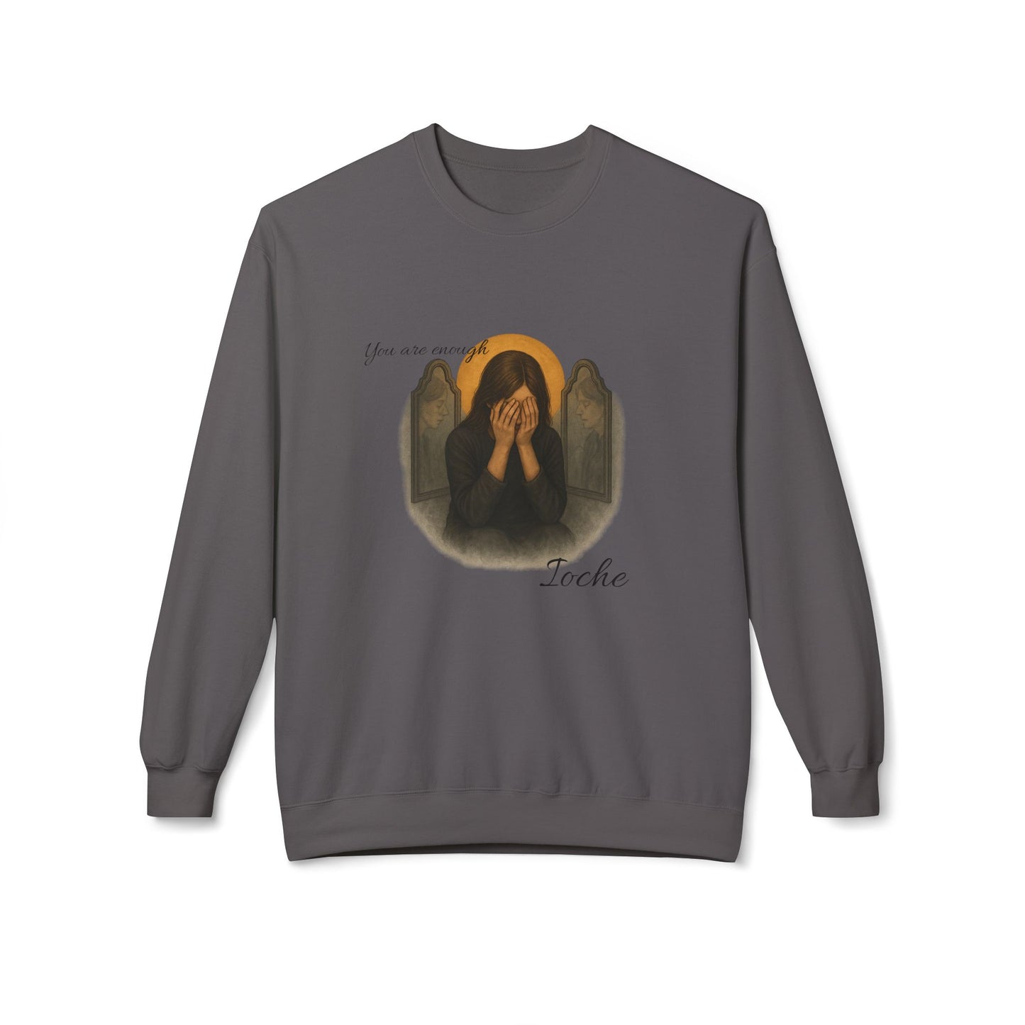 Ioche Unisex Midweight Softstyle Fleece Crewneck Sweatshirt