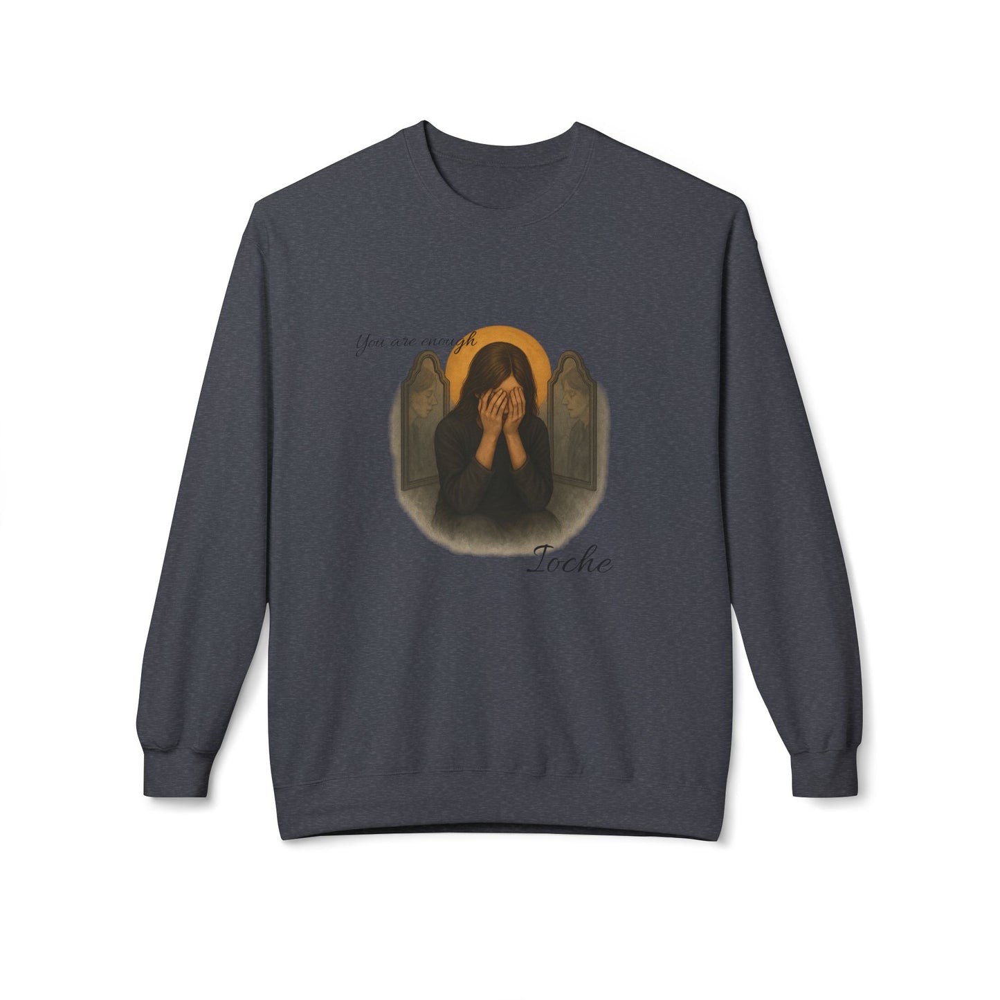 Ioche Unisex Midweight Softstyle Fleece Crewneck Sweatshirt