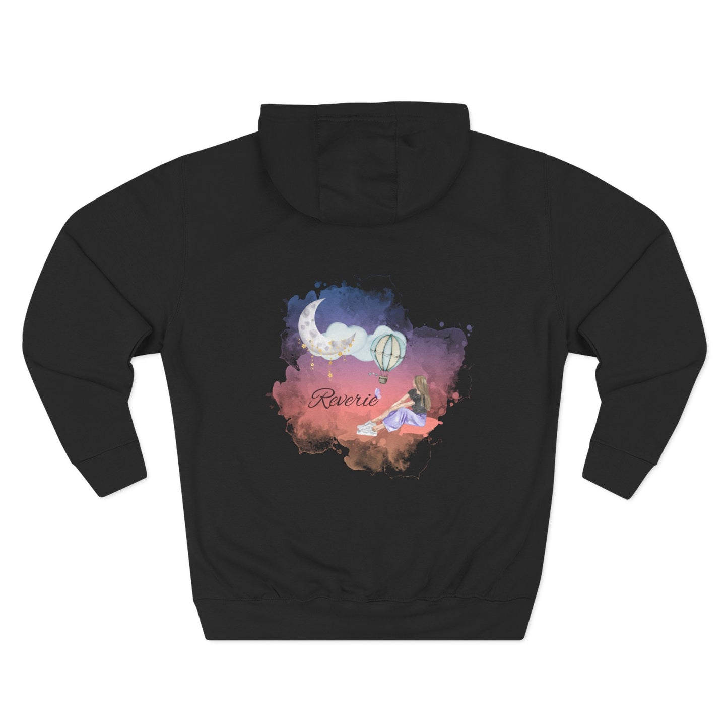Reverie Three-Panel Fleece Hoodie
