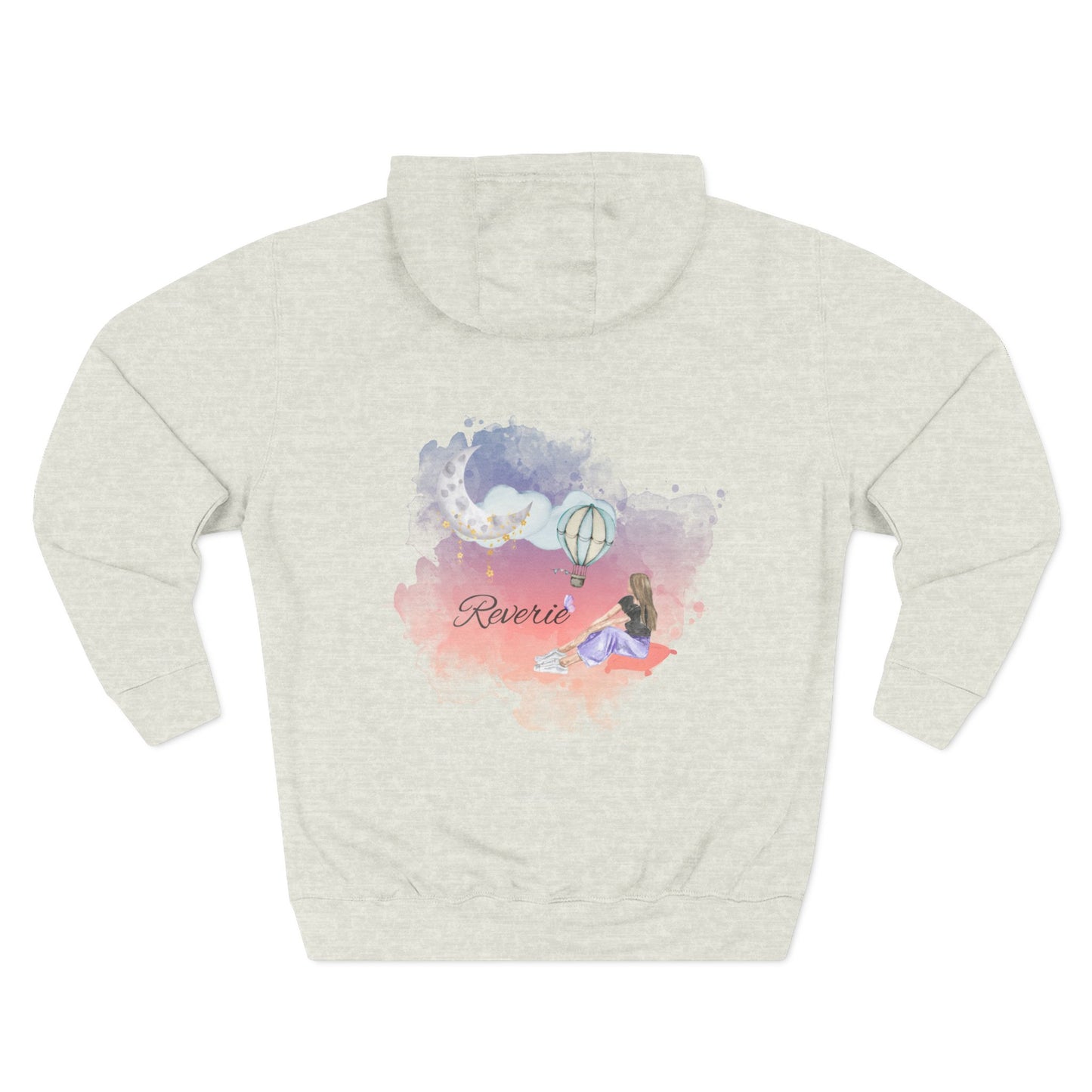 Reverie Three-Panel Fleece Hoodie