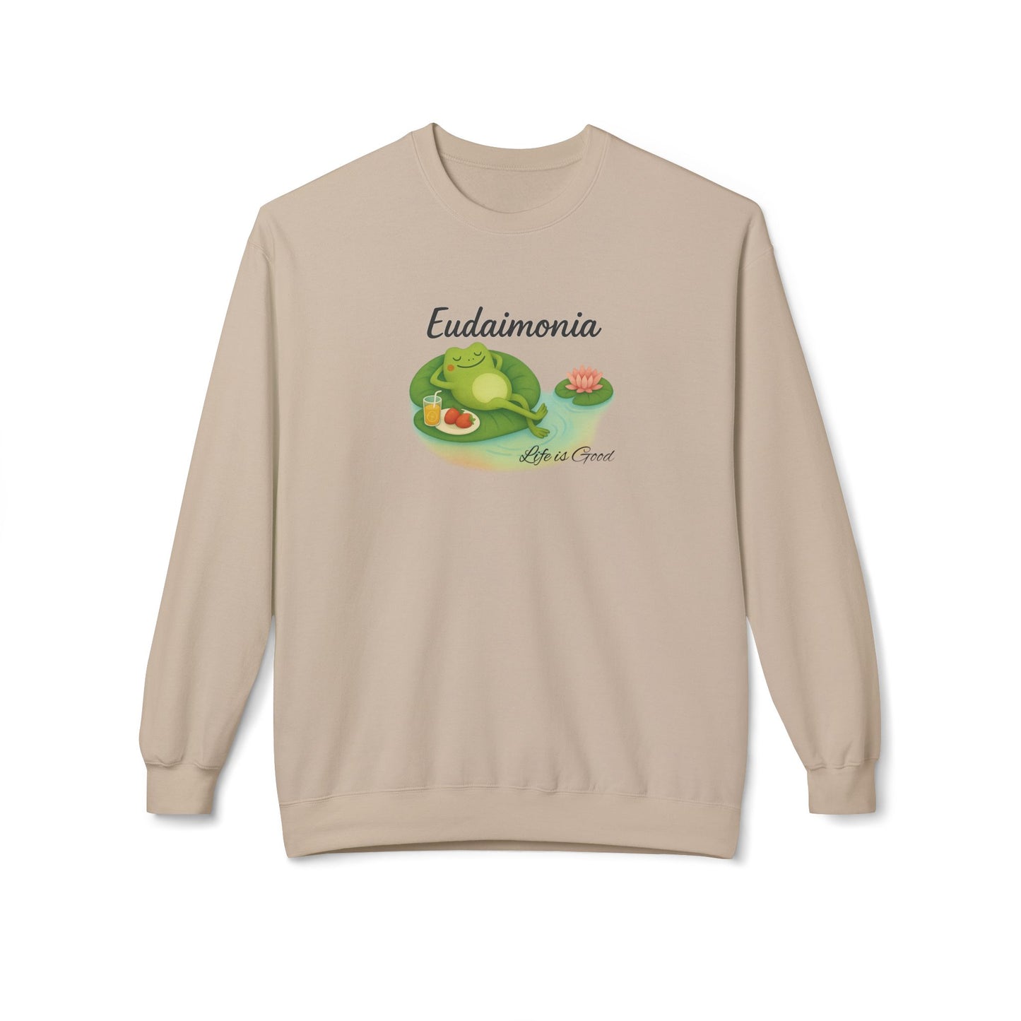 Eudaimonia Unisex Midweight Softstyle Fleece Crewneck Sweatshirt