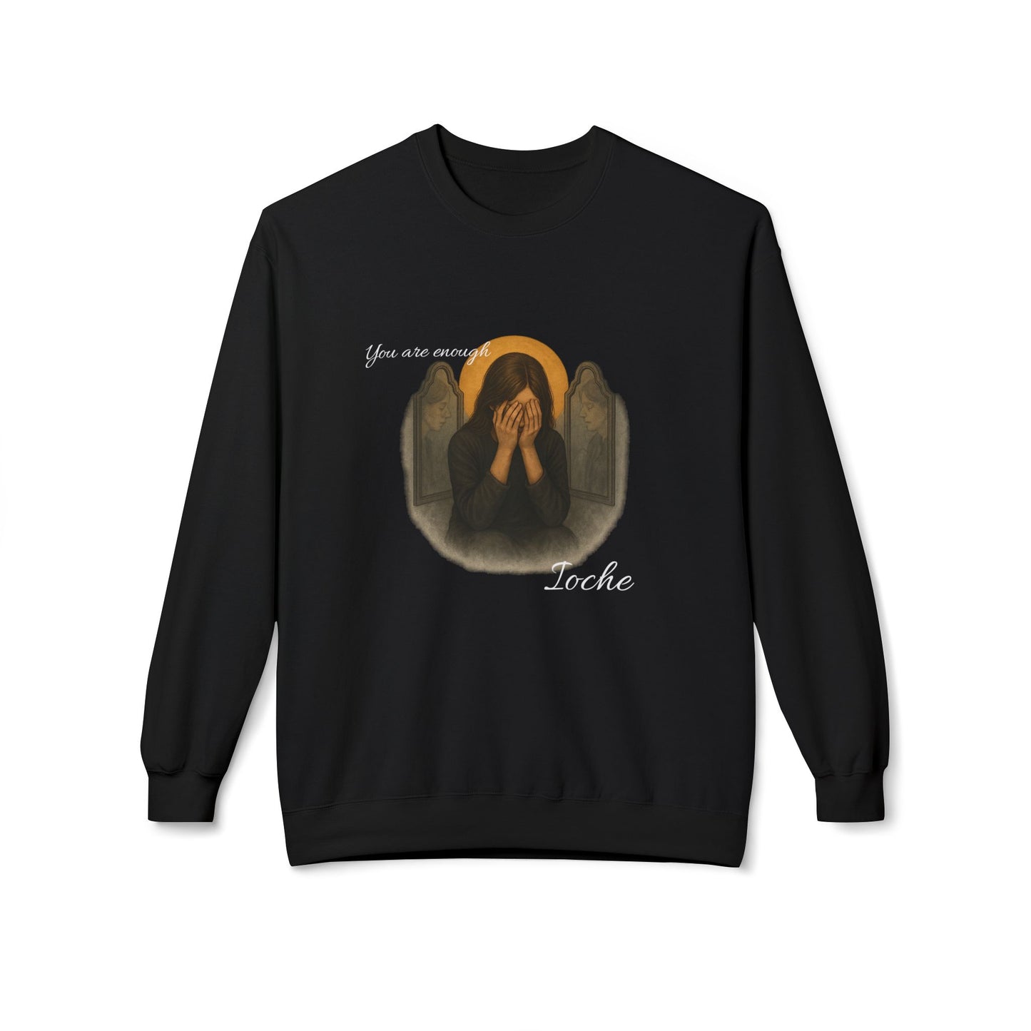 Ioche Unisex Midweight Softstyle Fleece Crewneck Sweatshirt