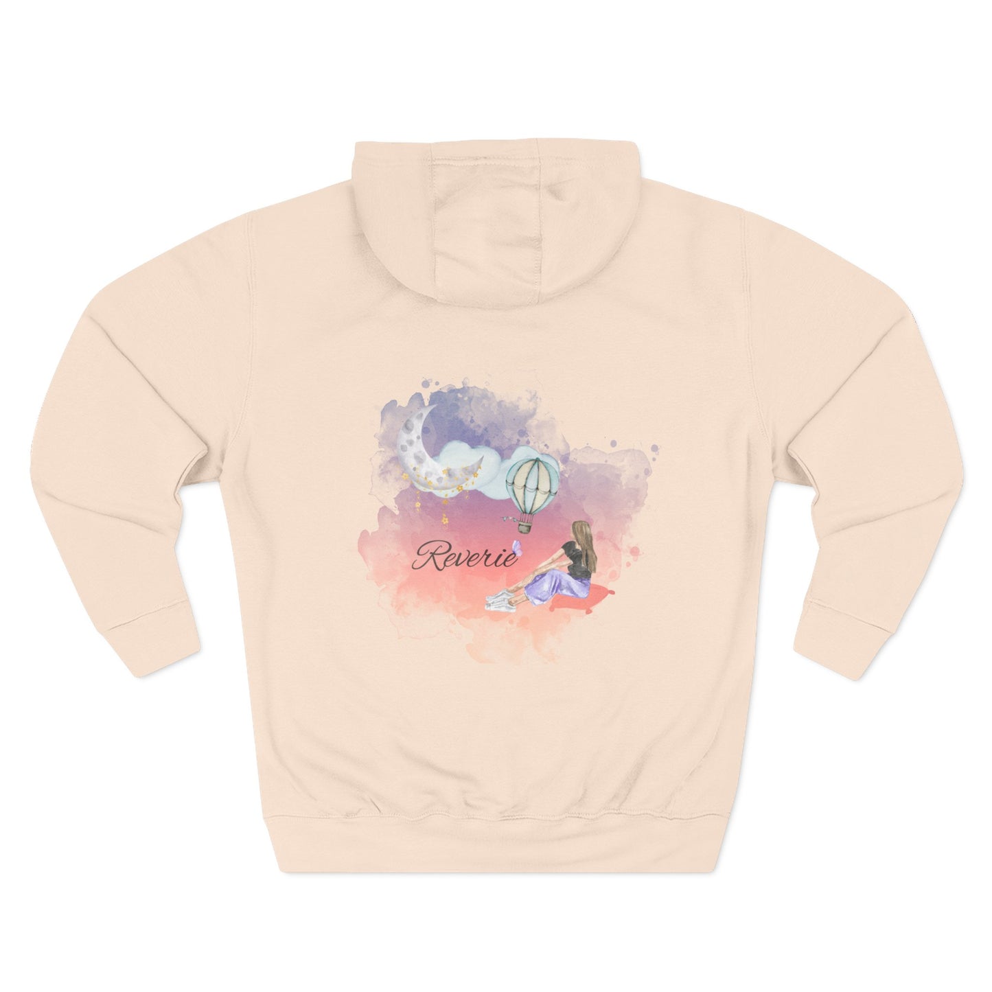 Reverie Three-Panel Fleece Hoodie