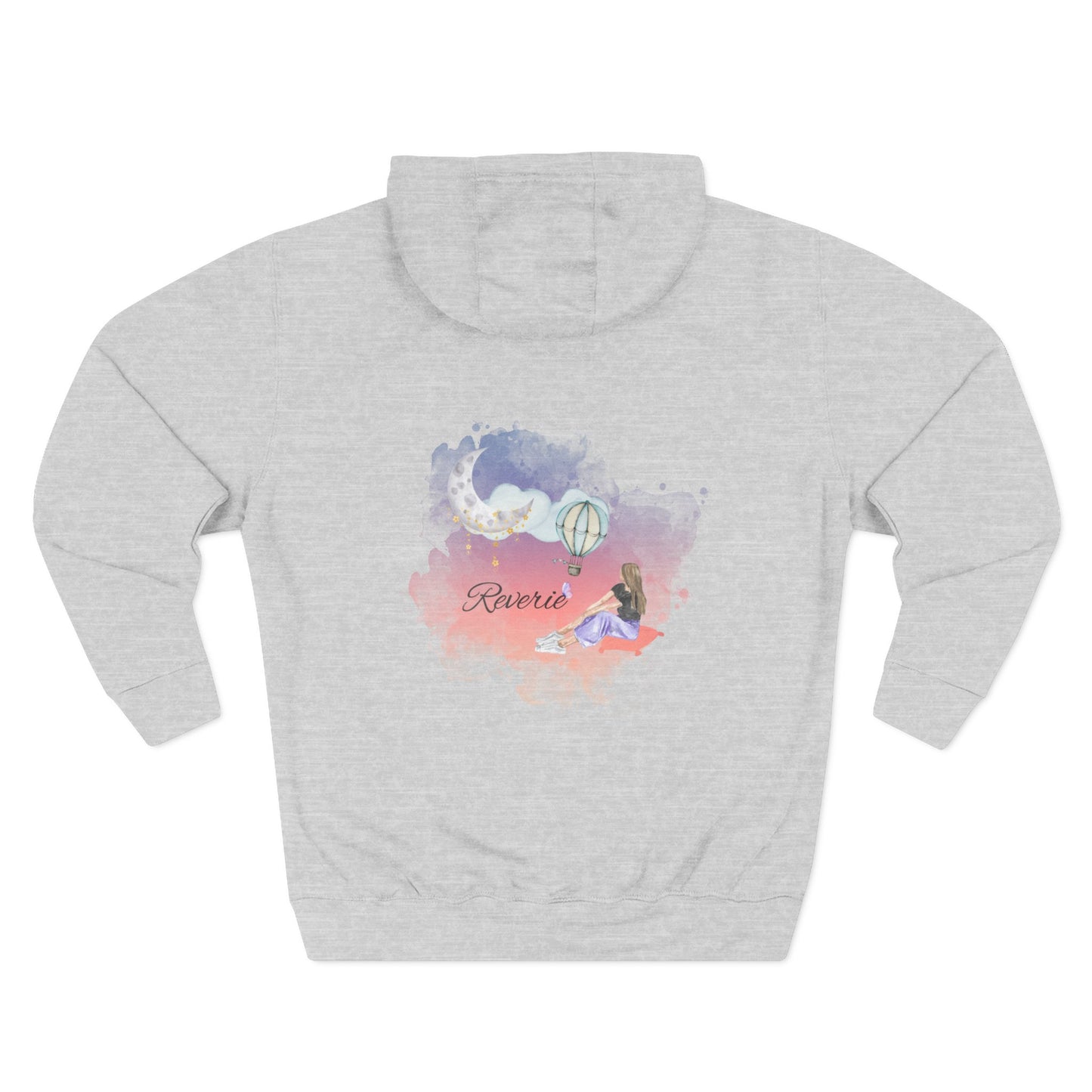 Reverie Three-Panel Fleece Hoodie
