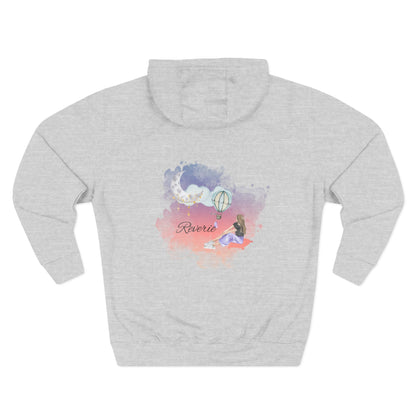 Reverie Three-Panel Fleece Hoodie
