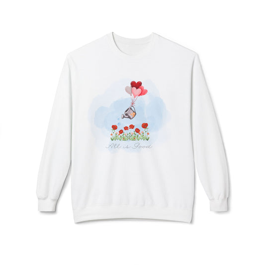 All Is Good Crewneck Sweatshirt - Life is Good Design