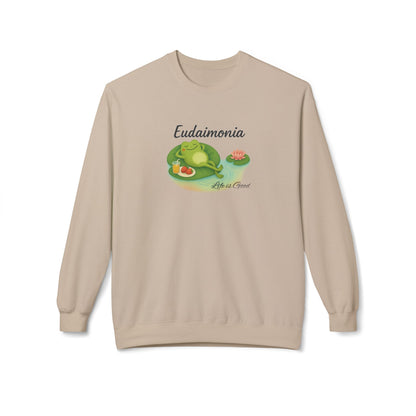 Eudaimonia Unisex Midweight Softstyle Fleece Crewneck Sweatshirt