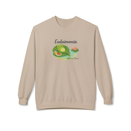 Eudaimonia Unisex Midweight Softstyle Fleece Crewneck Sweatshirt