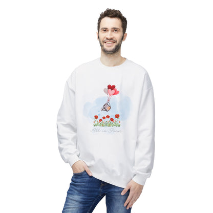 All Is Good Crewneck Sweatshirt - Life is Good Design