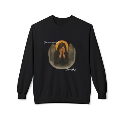 Ioche Unisex Midweight Softstyle Fleece Crewneck Sweatshirt